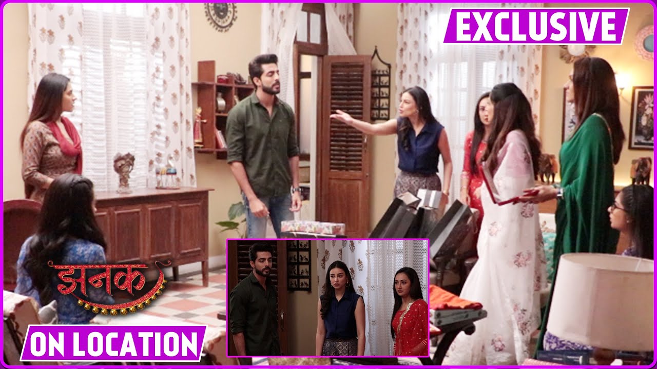 Jhanak On Location: Anirudh Ne Jhanak Ko Diya Diamond Necklace, Arshi Ne Kiya Tamasha