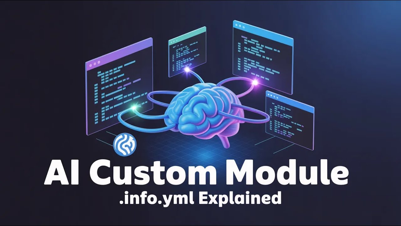 ChatGPT Integration in Drupal | Create .info.yml File  using AI | AI Chatbot in Drupal 😲