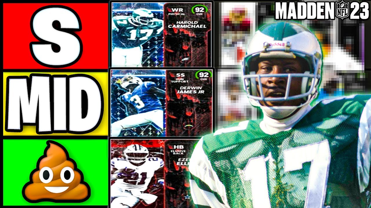 NEW RANKING THE MOST FEARED CARDS IN MADDEN 23! MADDEN 23 Ultimate Team Tier List