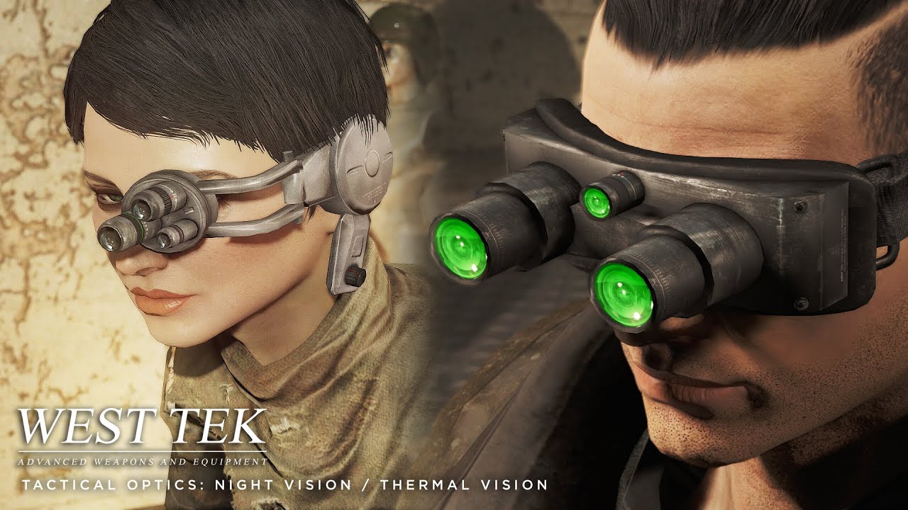Мод для Fallout 4: тактическая оптика West Tek (ночное и тепловизионное видение)