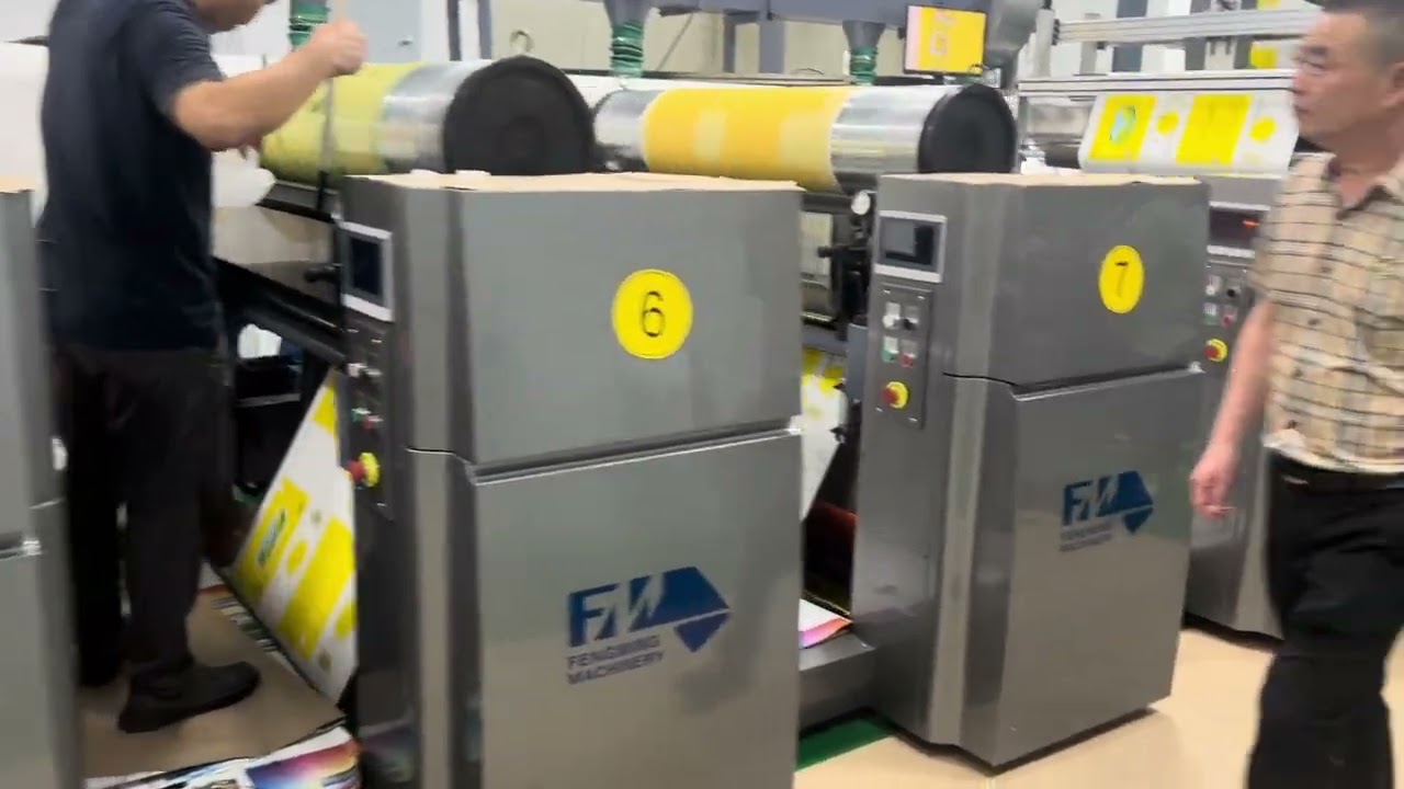 8 Colors printing width 1100mm petal type Flexo printing machine with splicer