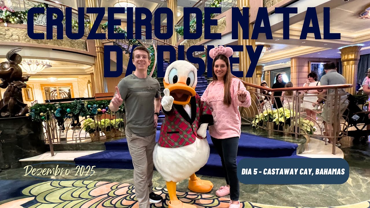 Dia 5 no cruzeiro de Natal da Disney em Castaway Cay