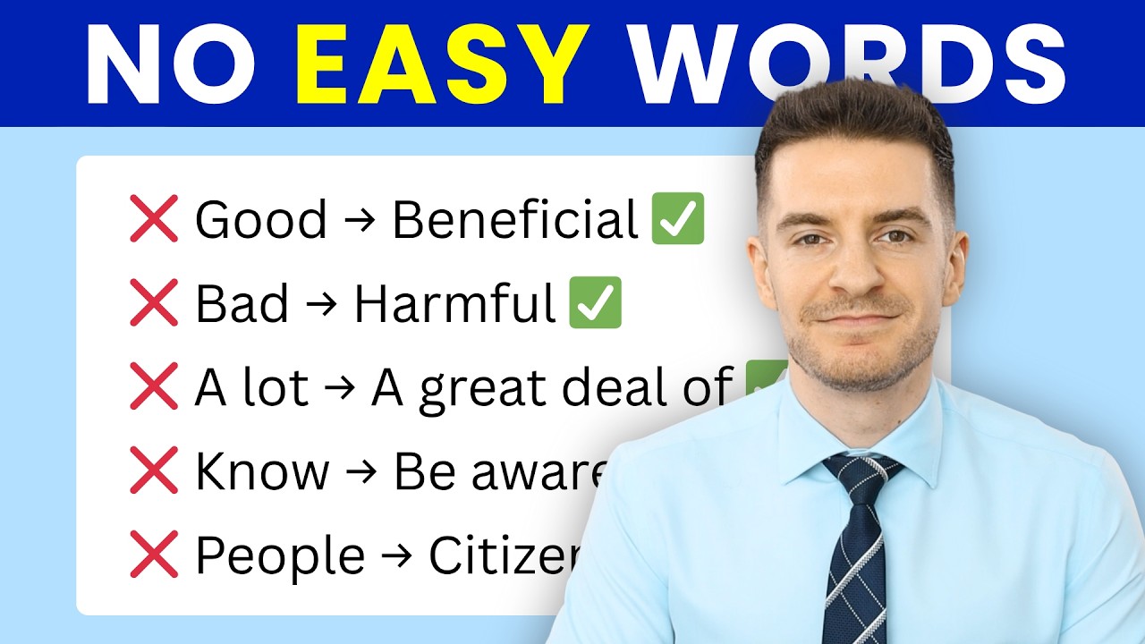 Stop Using Basic Words in IELTS Speaking (Say This Instead)