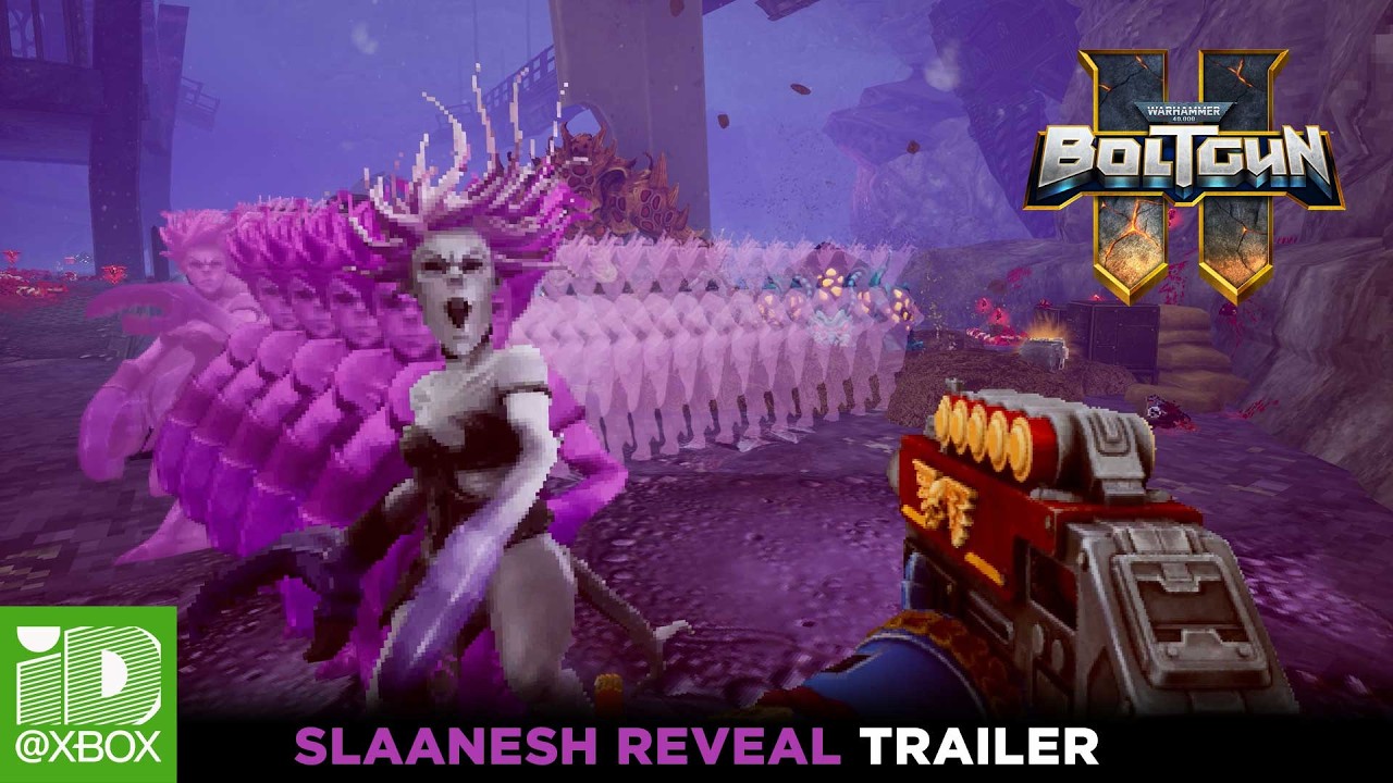 Warhammer 40,000: Boltgun 2 - Slaanesh Reveal Official Xbox Trailer
