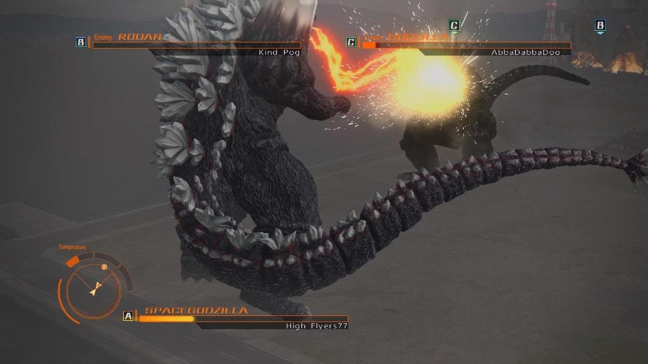 GODZILLA (PS5) Online | Spacegodzilla vs. Rodan vs. Heisei Godzilla
