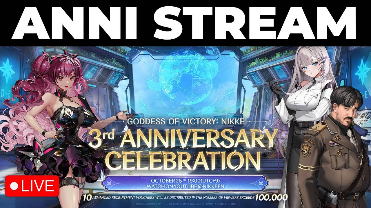 🔴LIVE &mdash; NIKKE 3RD ANNI STREAM // SURFACE MODE WILL SAVE NIKKE // Goon & grind with the bois