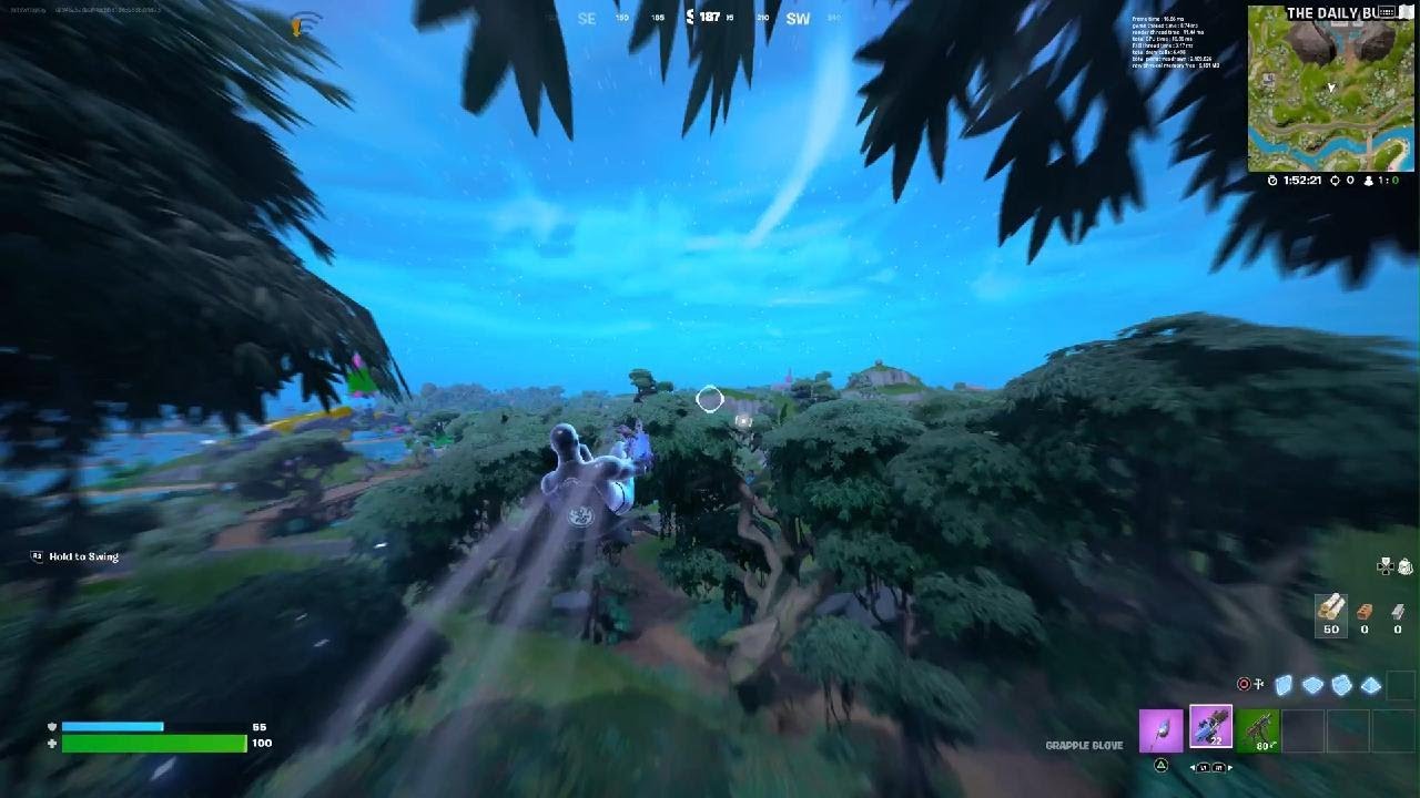 Fortnite grappler gameplay