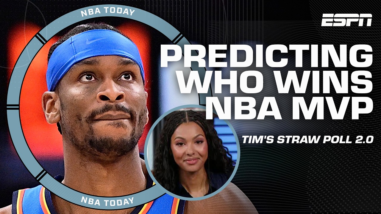 SGA & Jokic lead Tim Bontemps' latest NBA MVP Straw Poll 2.0 👀 | NBA Today