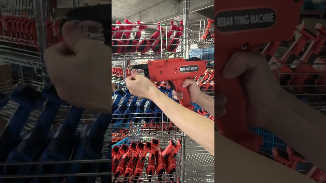 🔥 Boost your construction game with our top-notch rebar tying machines! 🛠️