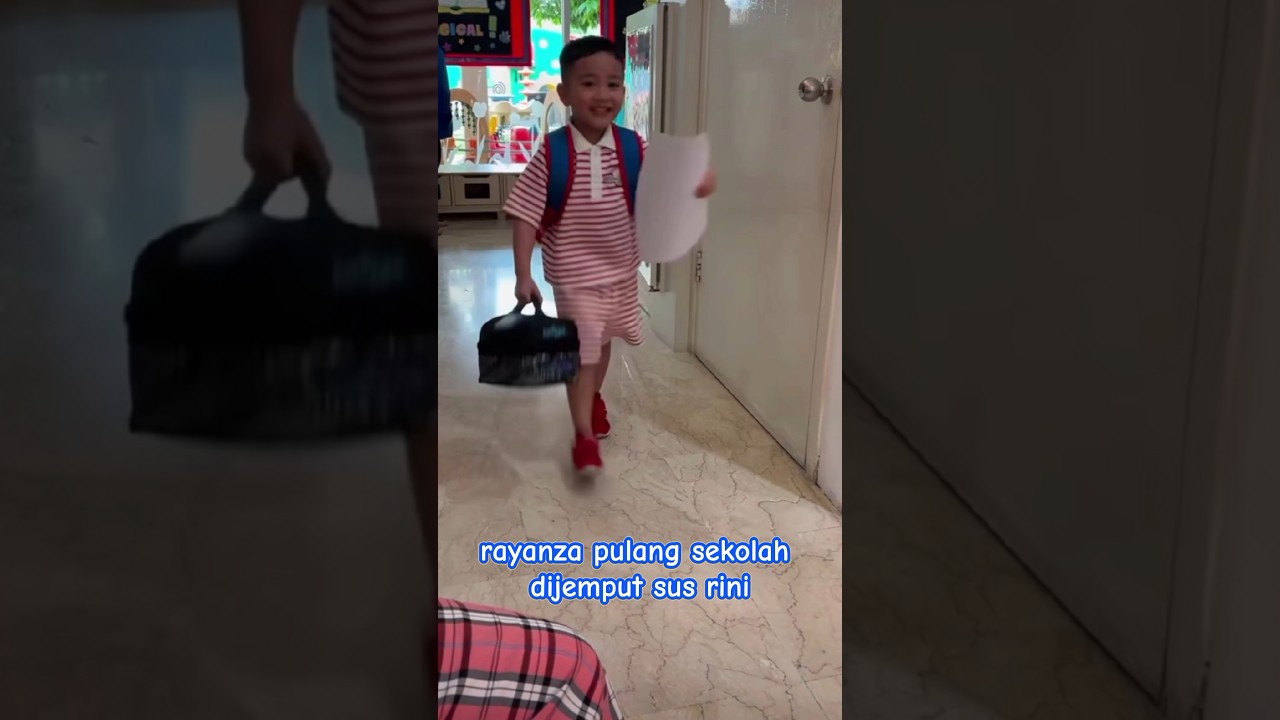 RAYANZA HAPPY SEKALI SUDAH PULANG SEKOLAH❗️ #rayanza