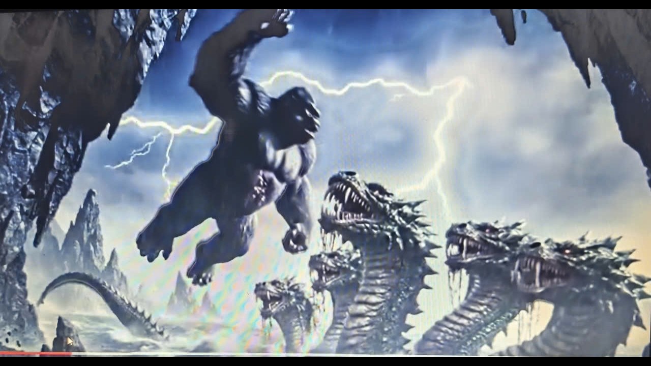 THREE HEADED MONSTER RISE- Kong destroys the monster’s energy core