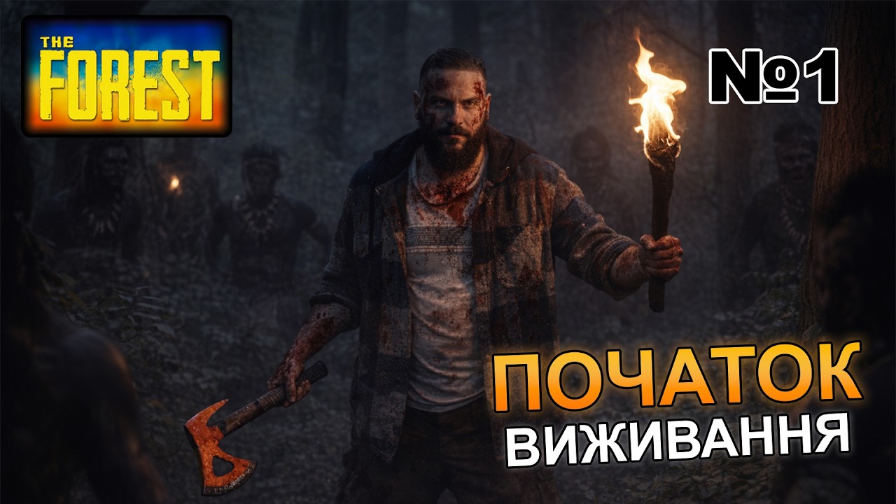 The Forest/Ліс.Проходження українською. Початок виживання №1