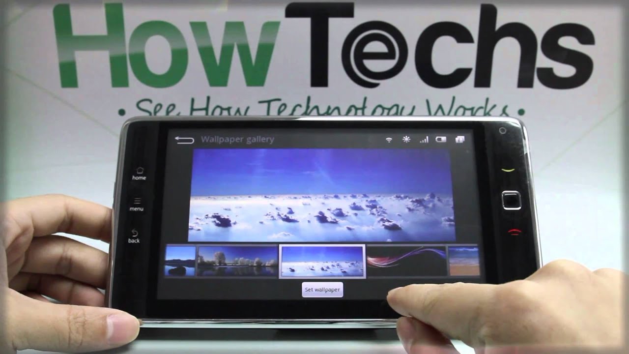 How to Change the Wallpaper on Huawei Ideos Tablet S7