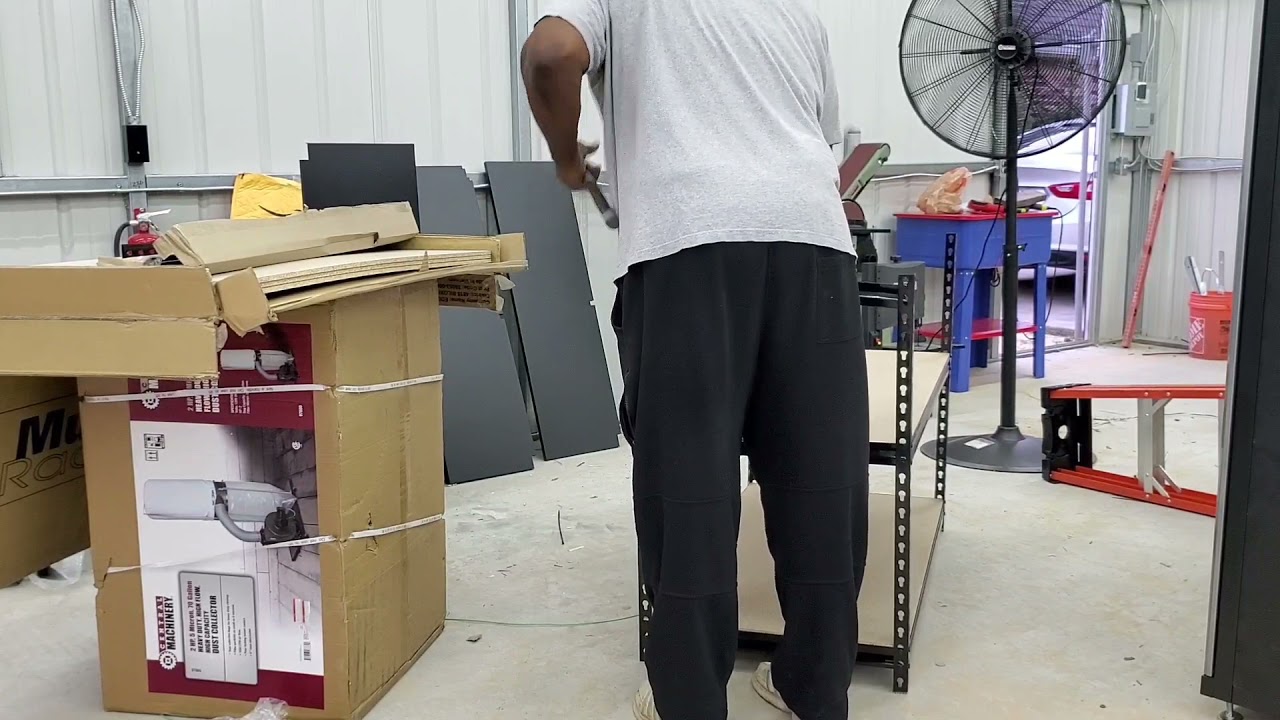 Amazon Steel Storage Rack (Muscle Rack) assembly and installation with a review
