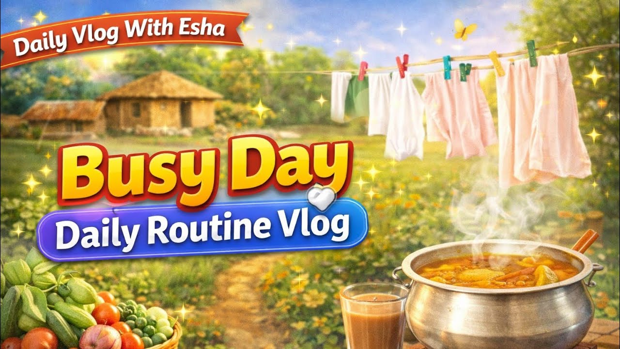 A Day in My Life 🌿 | Busy Village Routine | Daily Vlog With Esha”