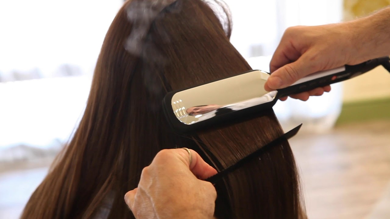 Infrared : Hair straightener, exclusive technology by upgrade