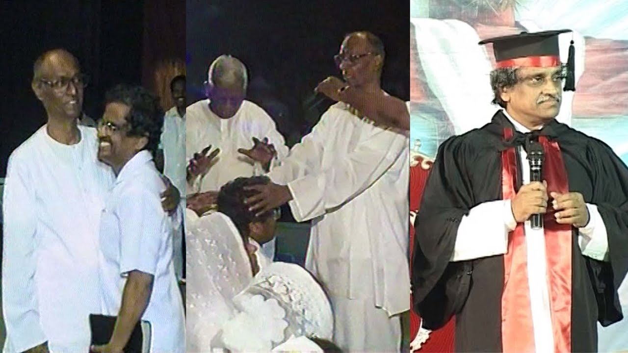 MINISTRY ORDINATION OF Pr.Dr.P.C.J.GEOFFREY BY Late Pr.SAMSUNDARAM (A.C.A) & CONFERING DOCTORATE