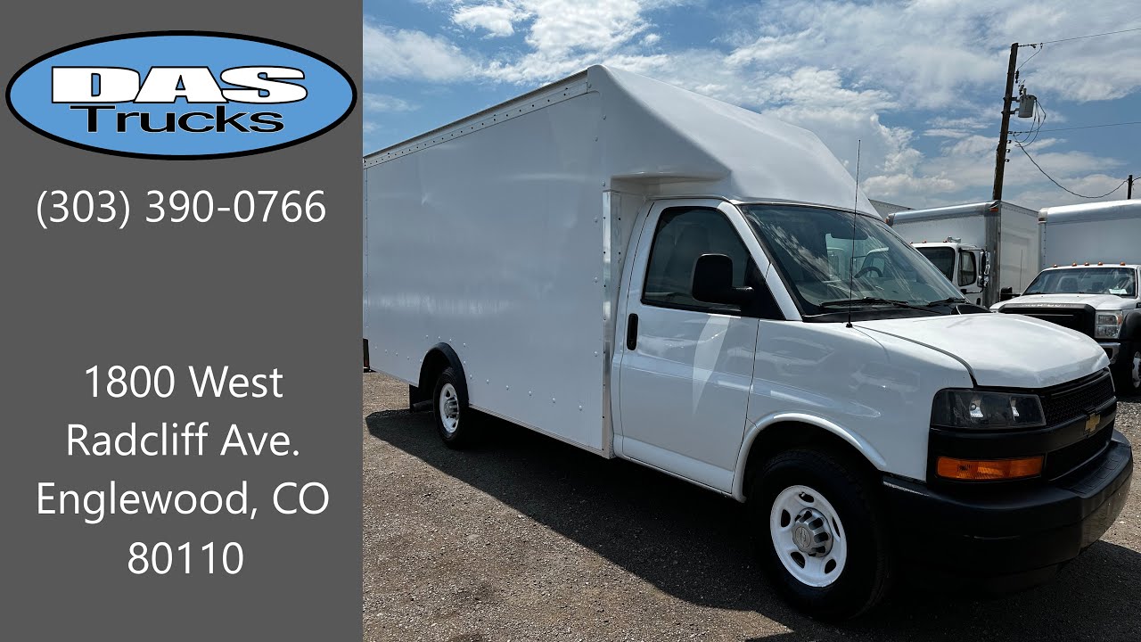 2020 Chevy Express 3500 - 15' Box Truck w/ Swing Doors - #04657