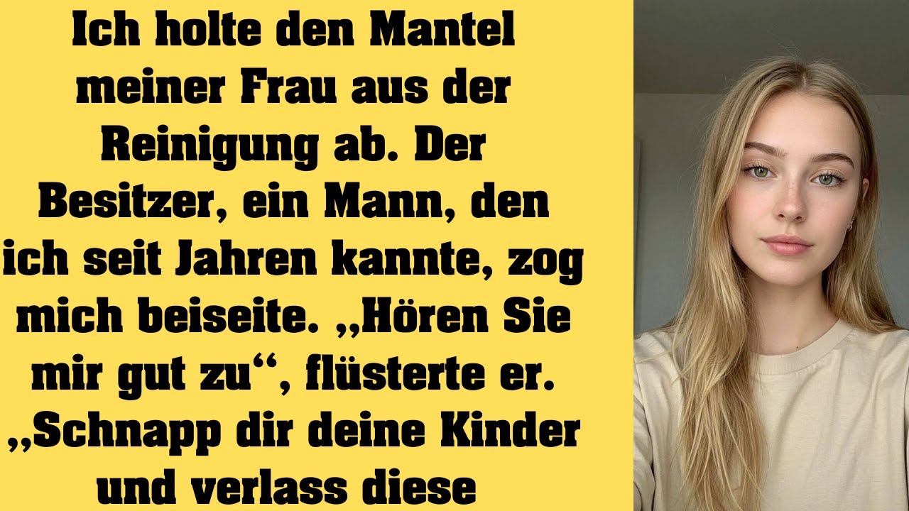 Ich holte den Mantel meiner Frau ab – doch der Besitzer enthüllte ein schockierendes Geheimnis
