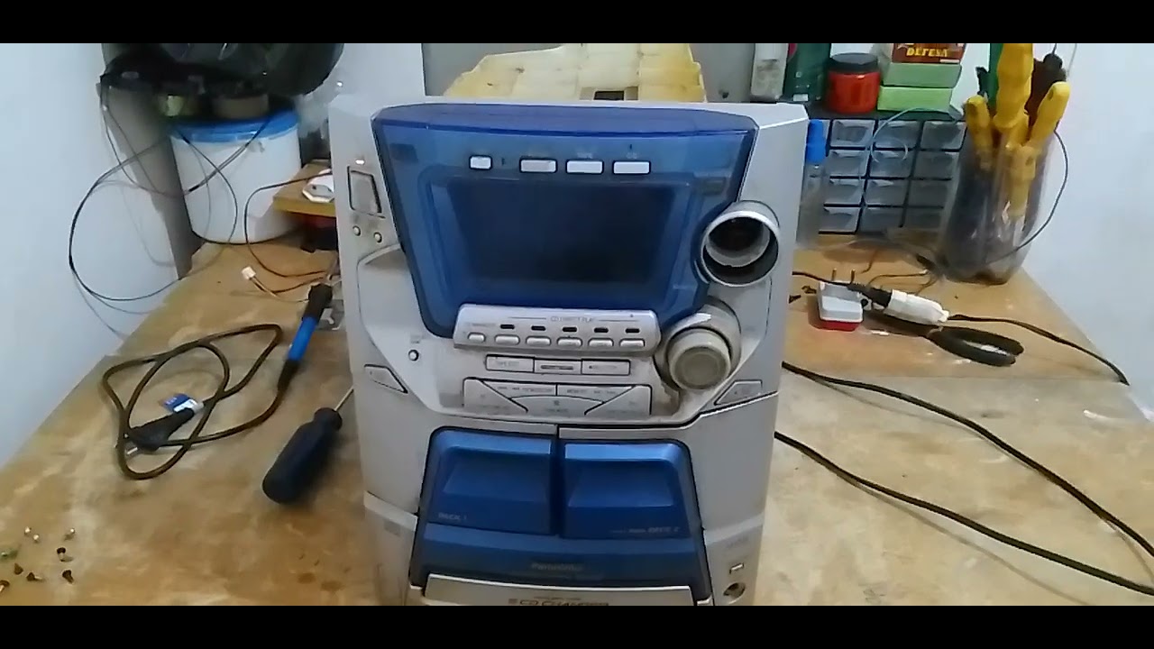 2 PARTE DO SOM PANASONIC MOD:SA-AK22 NÃO LIGA COM CÓDIGO DE ERRO F61