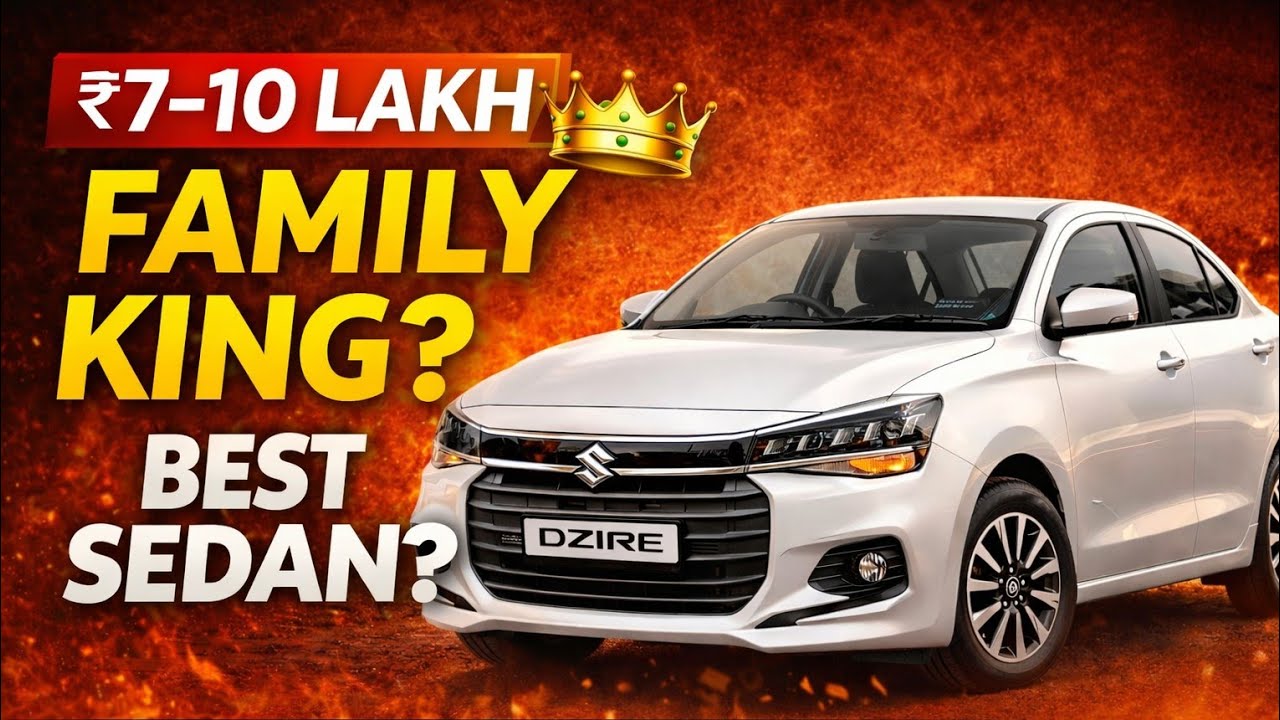 ₹7–10 Lakh ki FAMILY KING? 👑 Maruti Dzire 2026 Honest Review 🔥