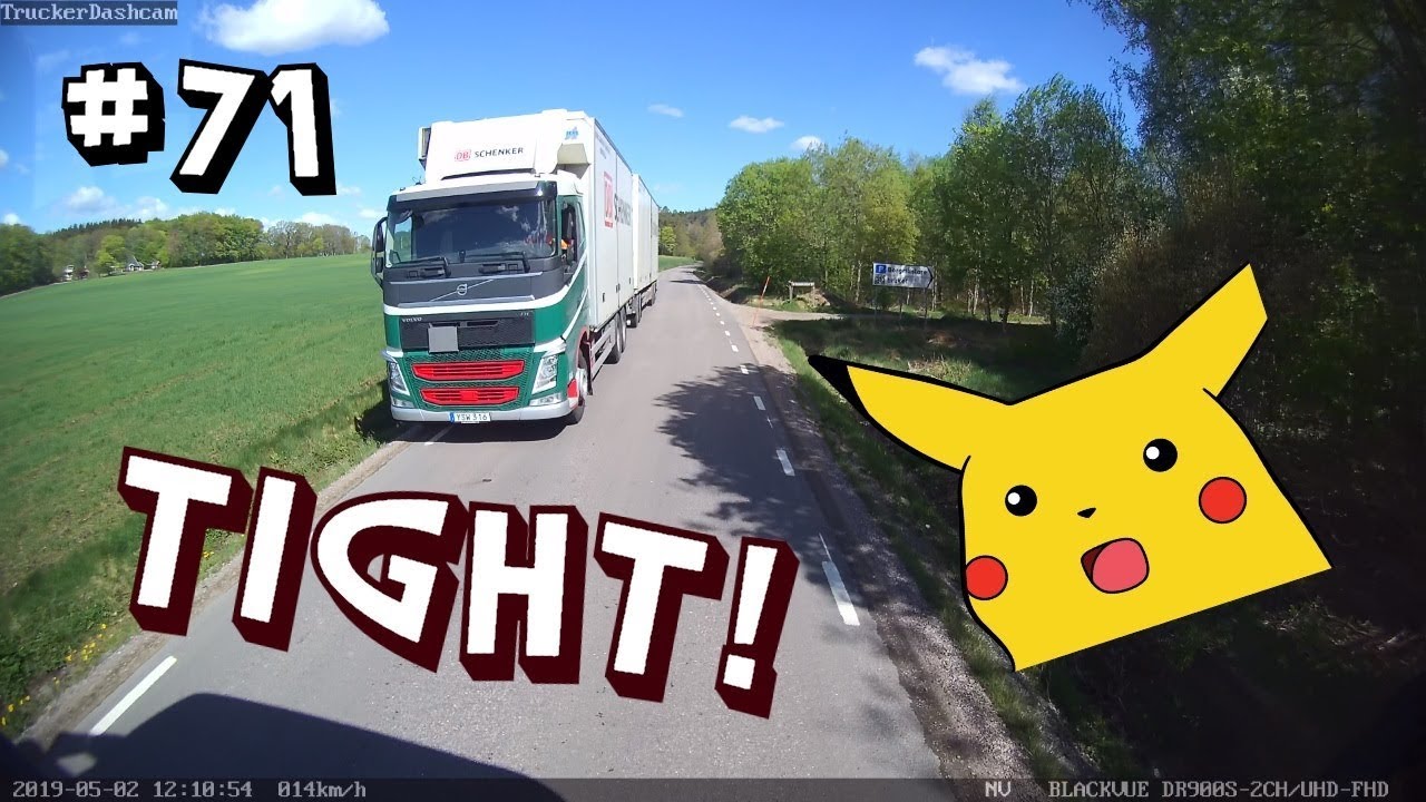 Trucker Dashcam #71 Tight - Bus lane race - Followers