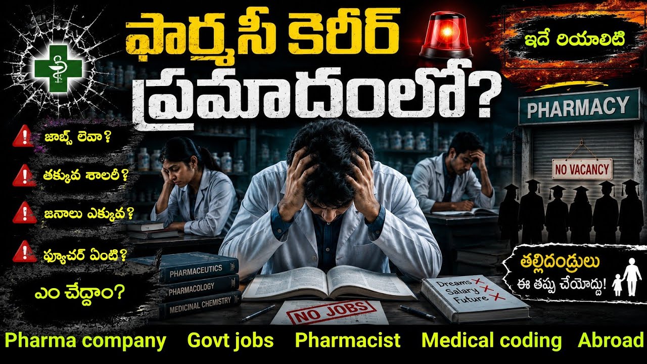 Dark reality of Pharmacy courses in India | Pharmacist career gone through wrong | pharma jobs