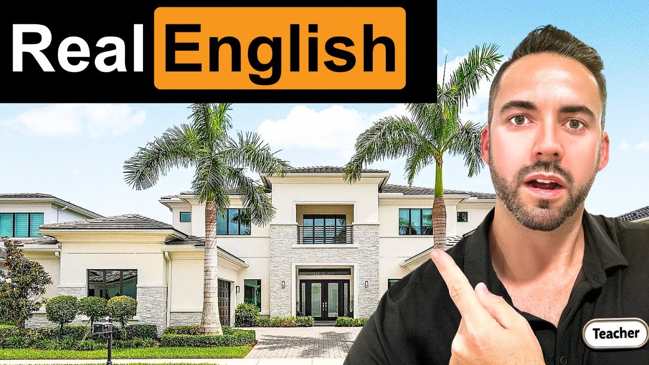 Easy English $4.4 Million Dollar Home Tour Comprehensible Input Level A1 A2