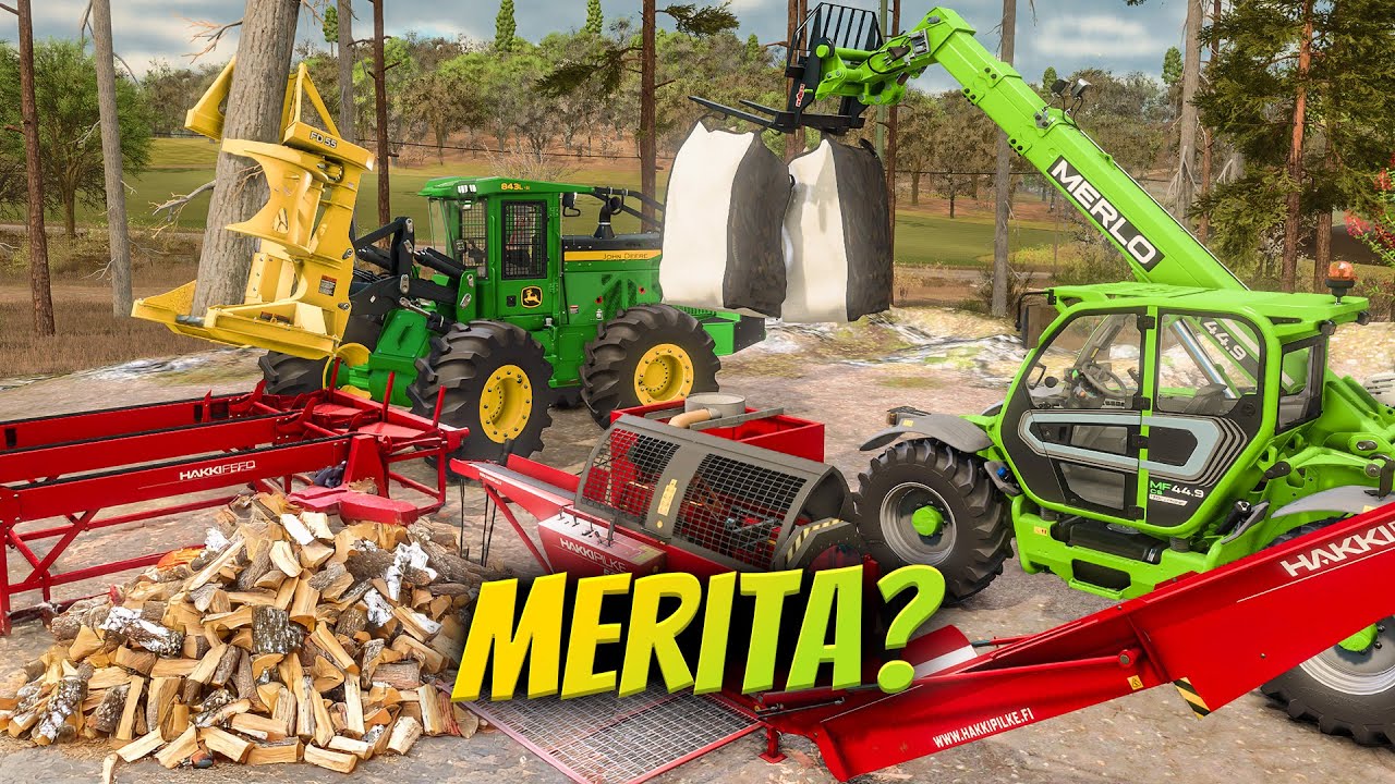 AFACEREA MEA CU LEMNE DE FOC PENTRU IARNA | Farming Simulator 25 Ep.54