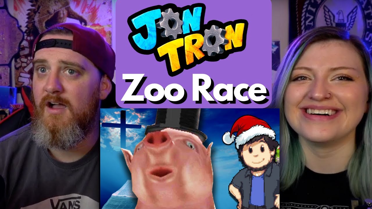 The Zoo Race - @JonTronShow | HatGuy & Nikki React