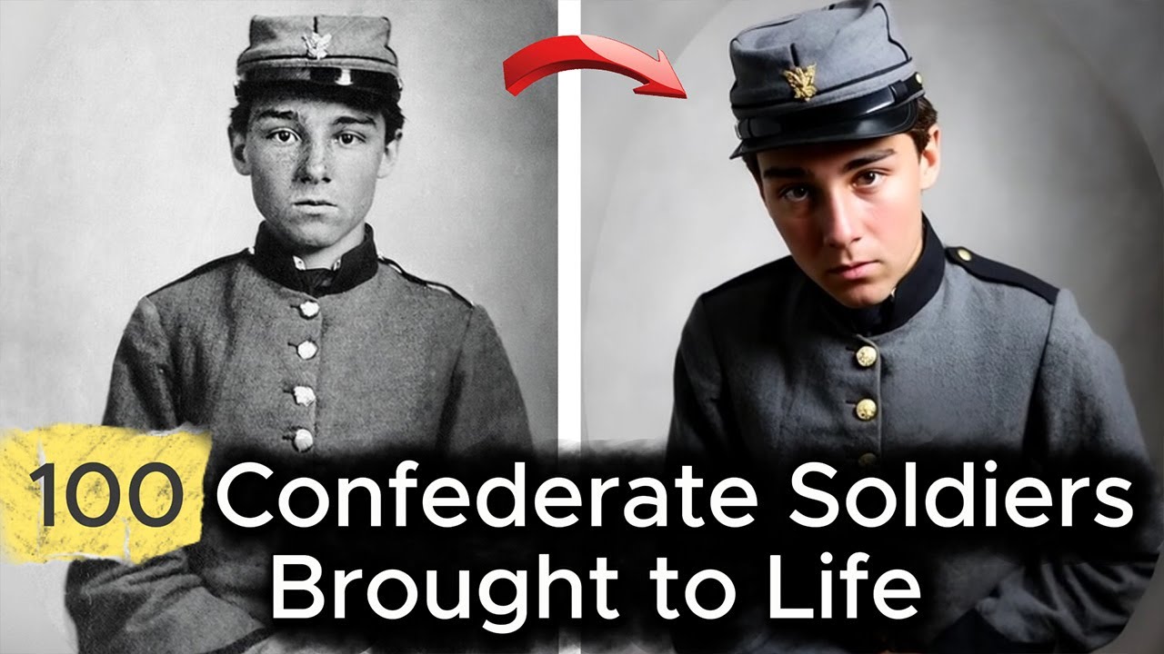 Civil War in Color | 100 Confederate Soldiers Restored & Brought to Life