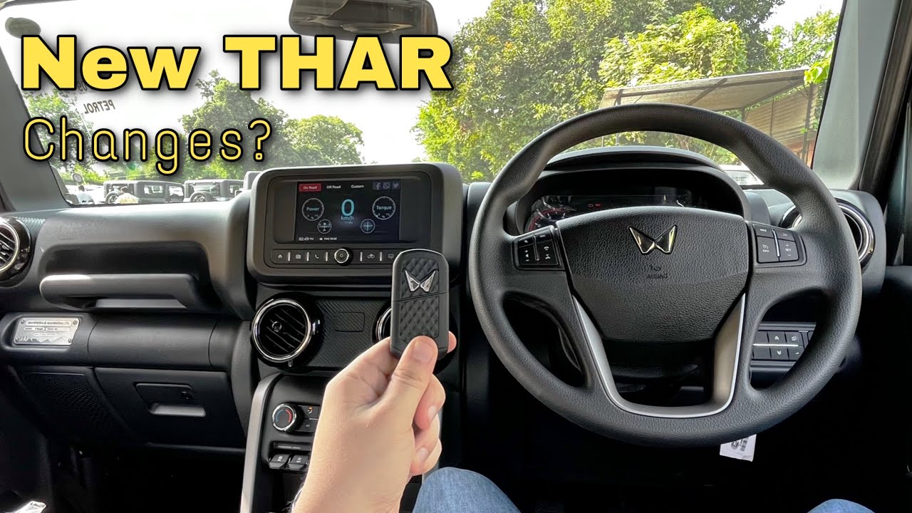 2022 Updated New Mahindra Thar | New Logo, Features & Cost cutting | Detailed Review #newthar2022