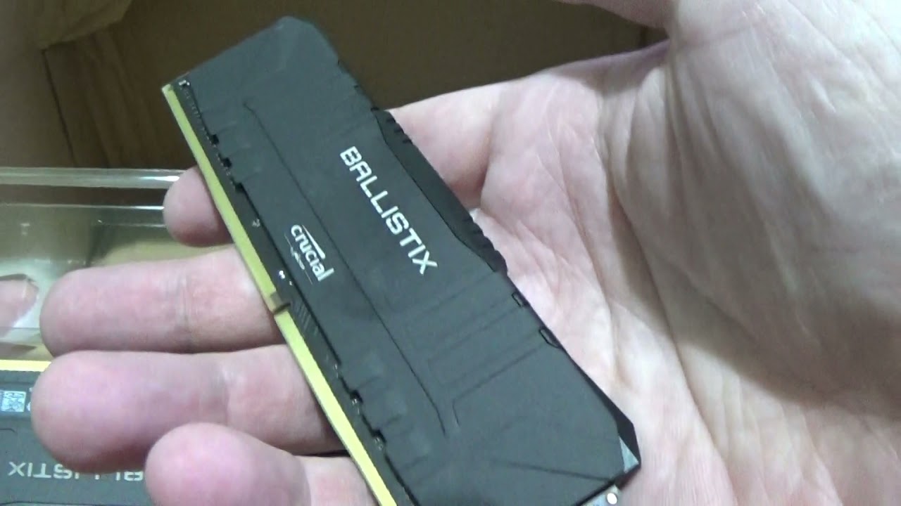 РАСПАКОВКА Crucial Ballistix Black 32 GB RAM, 2x16 GB KitDDR4, 3600