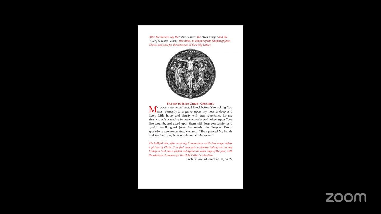 Graceful Aging's Personal Meeting Room: 1st friday of Lent: WAY OF THE CROSS