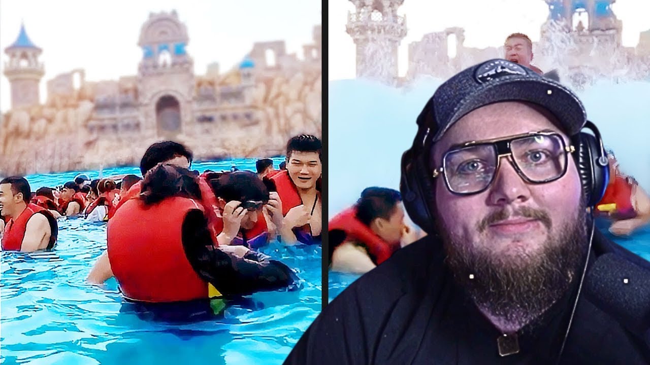 Čínský aquapark = WTF?! Fatty Reakce