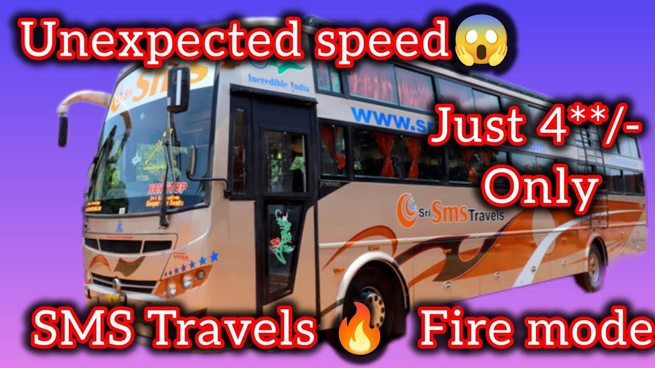 Видеоблог о поездке на автобусе из Ченнаи в Тирунелвели | SMS Travels в режиме огня 🔥 | #vlog #tr...