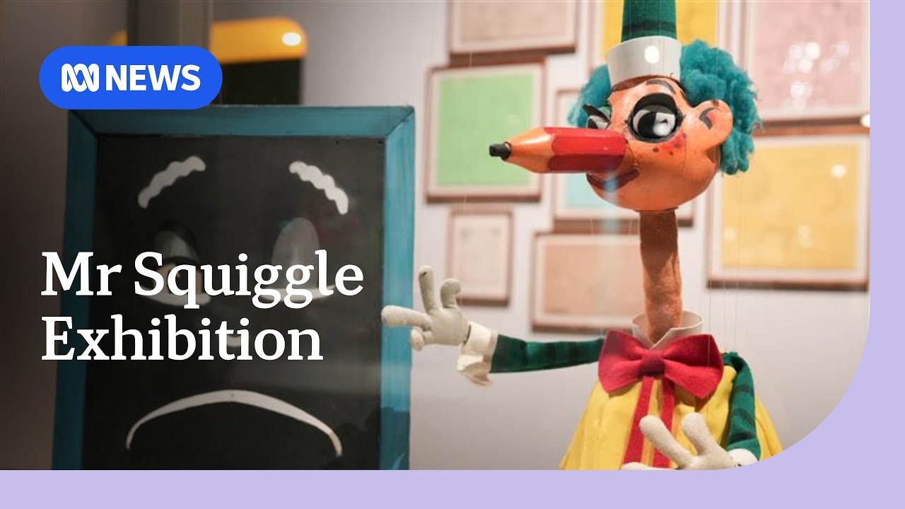 Mr Squiggle exhibit shows off iconic items from the Man from the Moon | ABC NEWS
