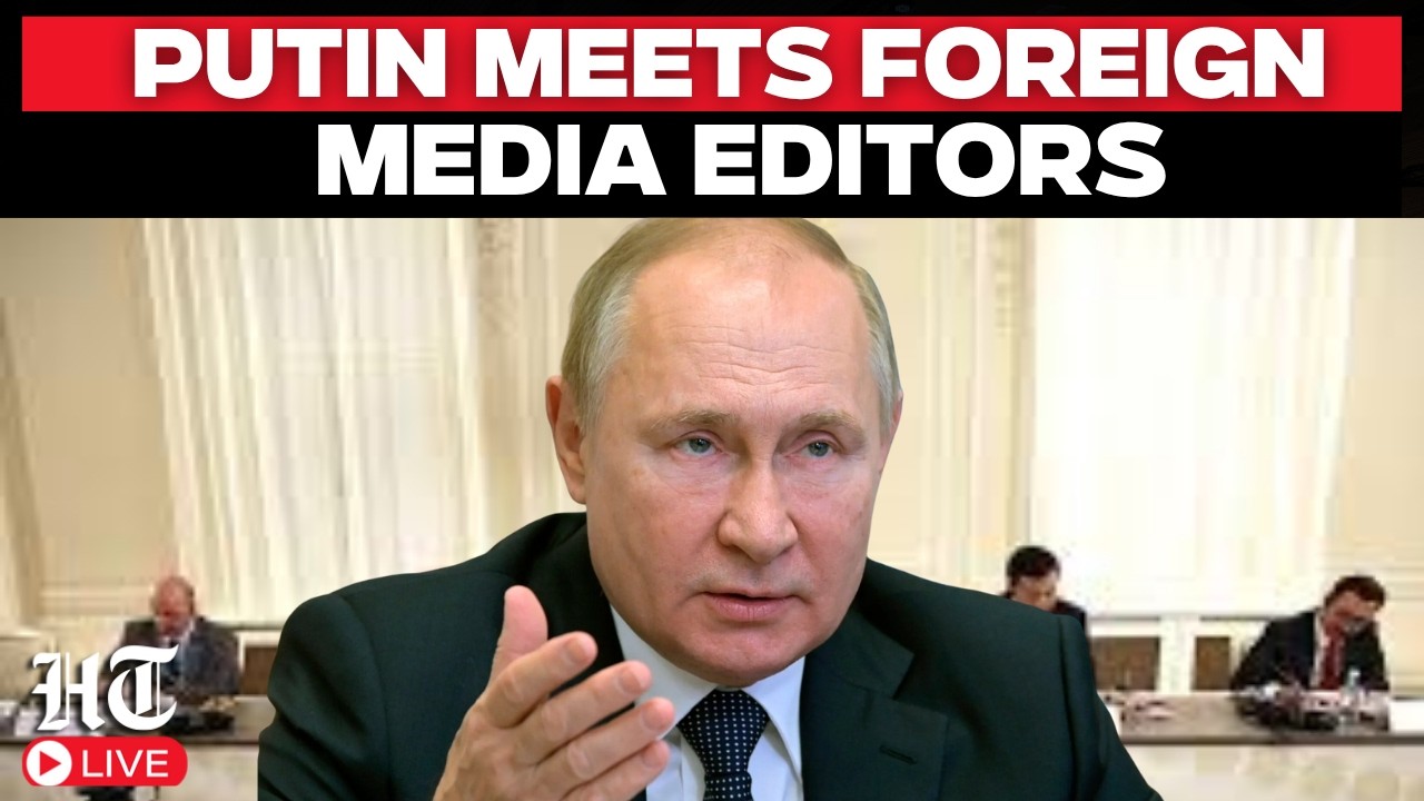 Putin LIVE | Putin Holds Meeting with Global Media Leaders During St. Petersburg Economic Forum