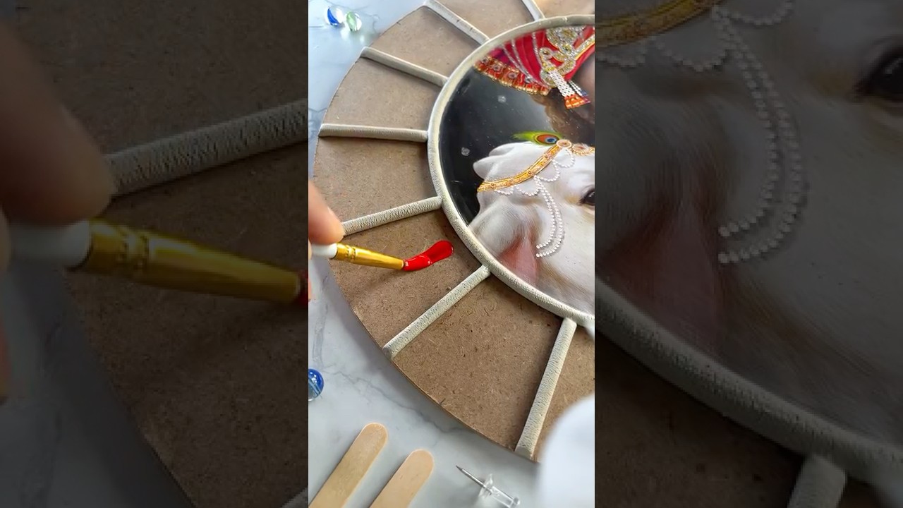 Lippan Art || Wall Hanging Craft Ideas || Art and Craft #shorts #trending #diy #art