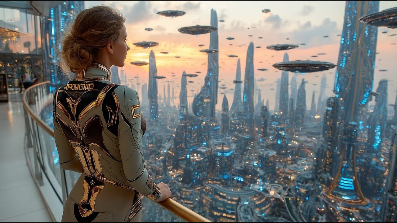 This is A Futuristic Utopia 2080 Ambient Music | Cinematic Sci Fi AI Art Vision 4K