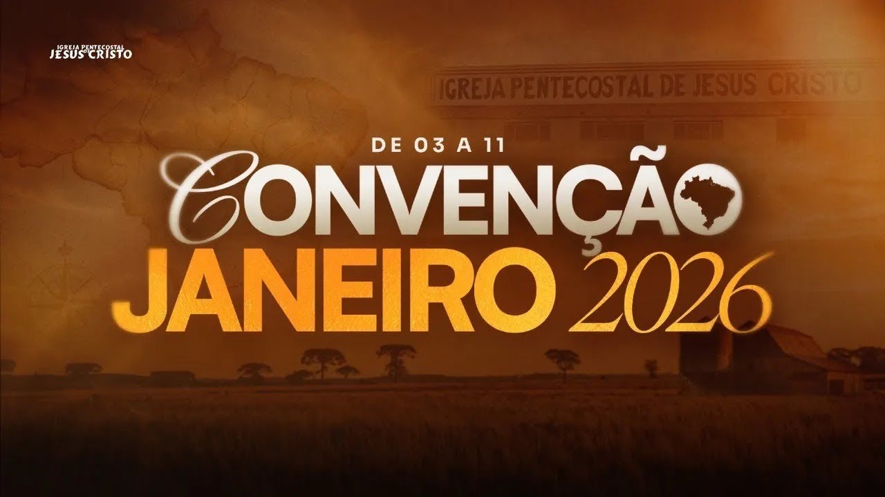 CONVENÇÃO JANEIRO 2026 | 09/01/2026 | Sexta - Feira | NOITE | @IPJCOFICIAL