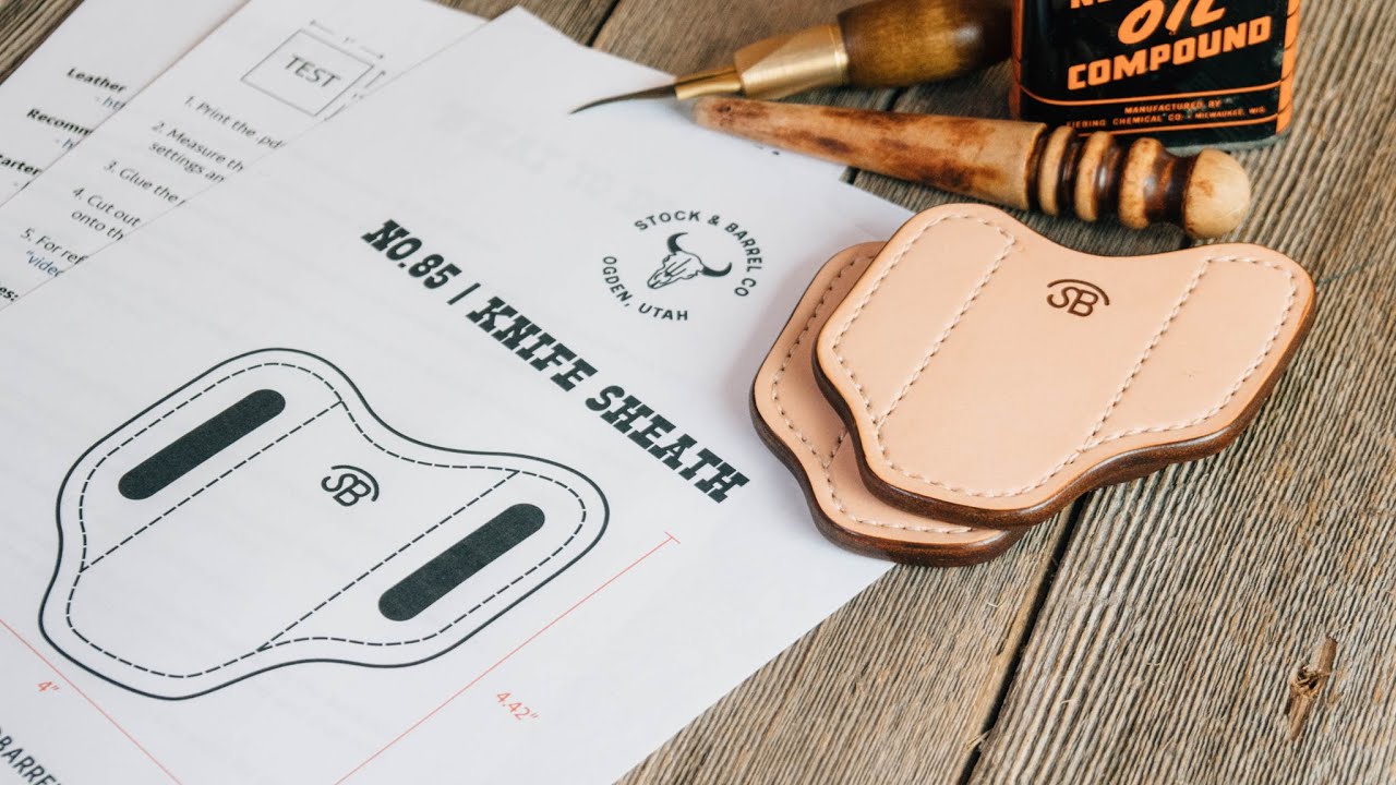 Making a leather craft pattern - Adobe Illustrator for leather workers