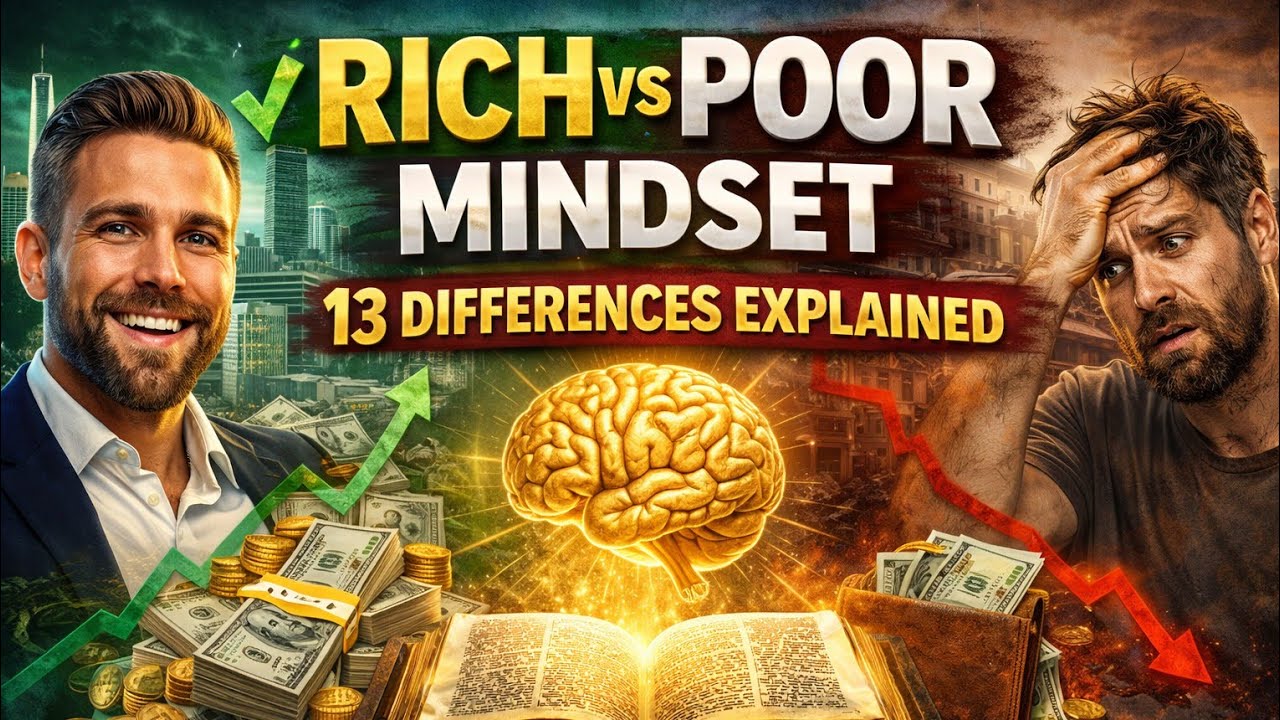 Rich Vs Poor Mindset - 13 Differences EXPLAINED!
