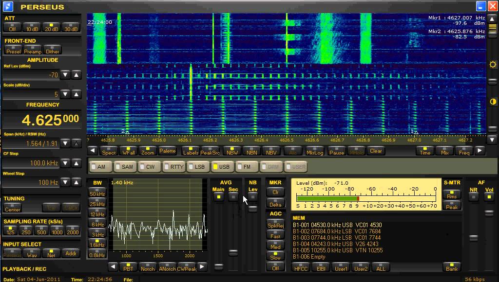 Numbers Station, Russian, S28 (UVB-76 or Buzzer), June 04, 2011, 2225 UTC, 4625 kHz USB + Carrier