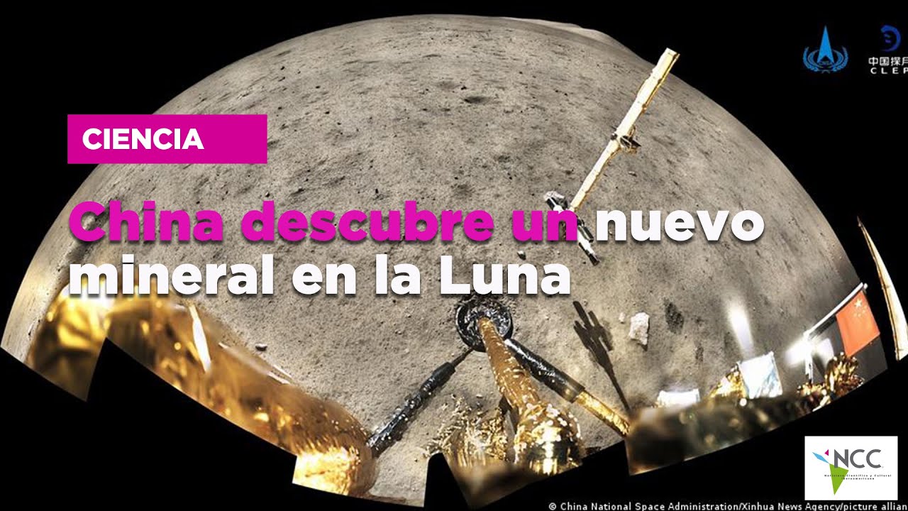 China descubre un nuevo mineral en la Luna