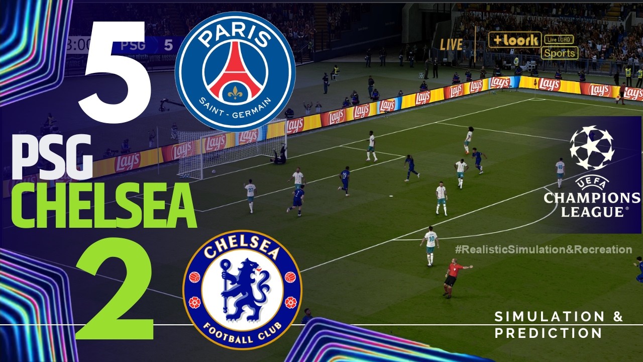 PSG - CHELSEA LIVE 🔴🔵🔥 1/8 LIGUE DES CHAMPIONS / UEFA CHAMPIONS LEAGUE 25/26 - MATCH SIMULATION