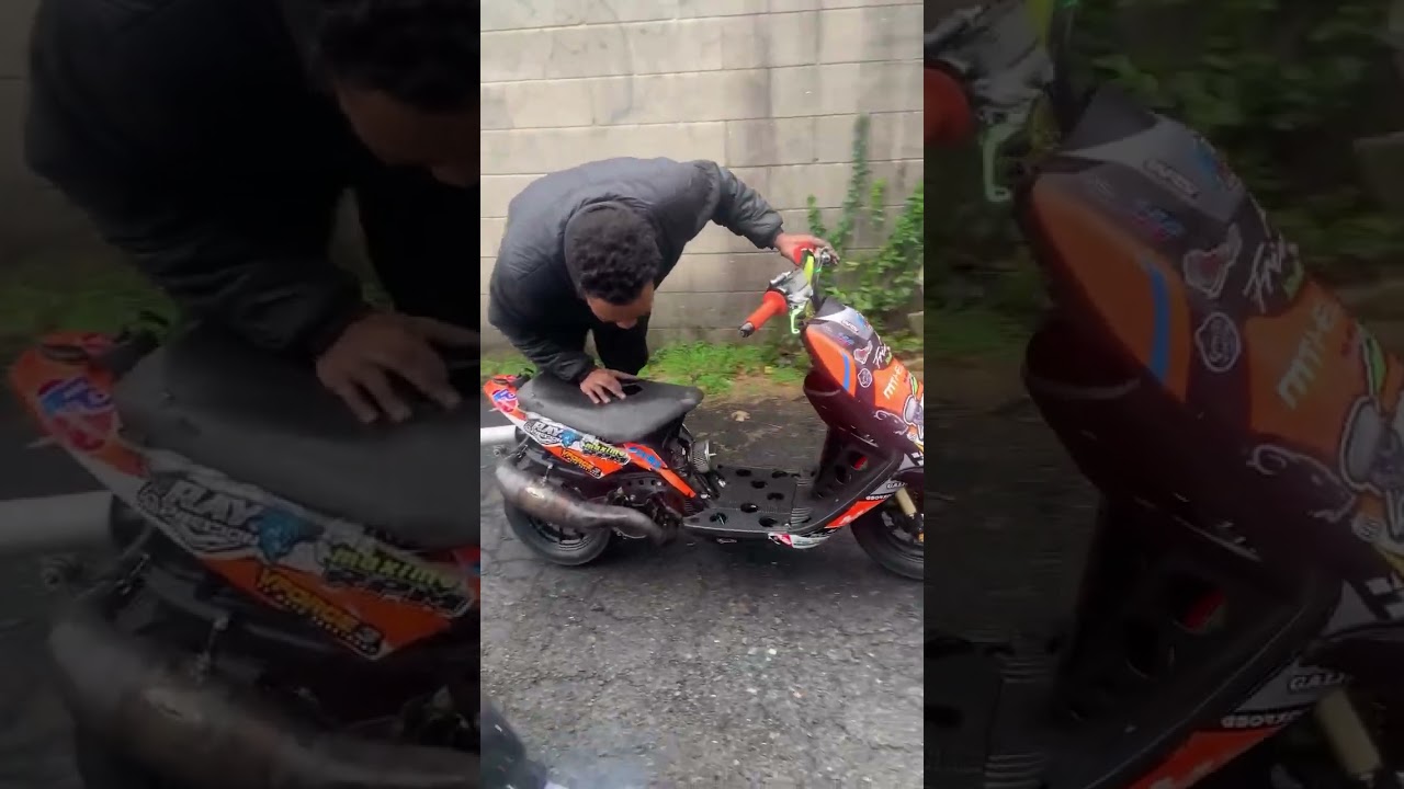 Yamaha jog 90cc racing moped scooter project by #motorcycle #maximorpm #bajon #drag #arrancada
