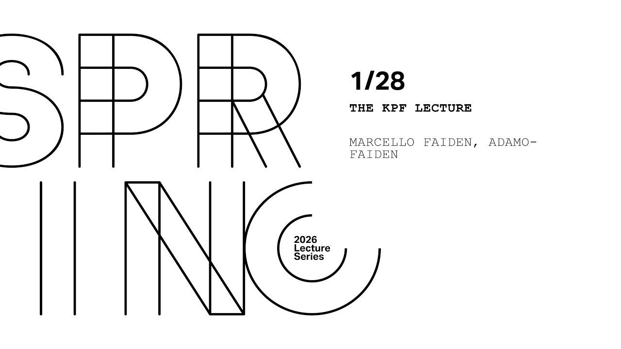 The Weitzman School Presents: Marcelo Faiden