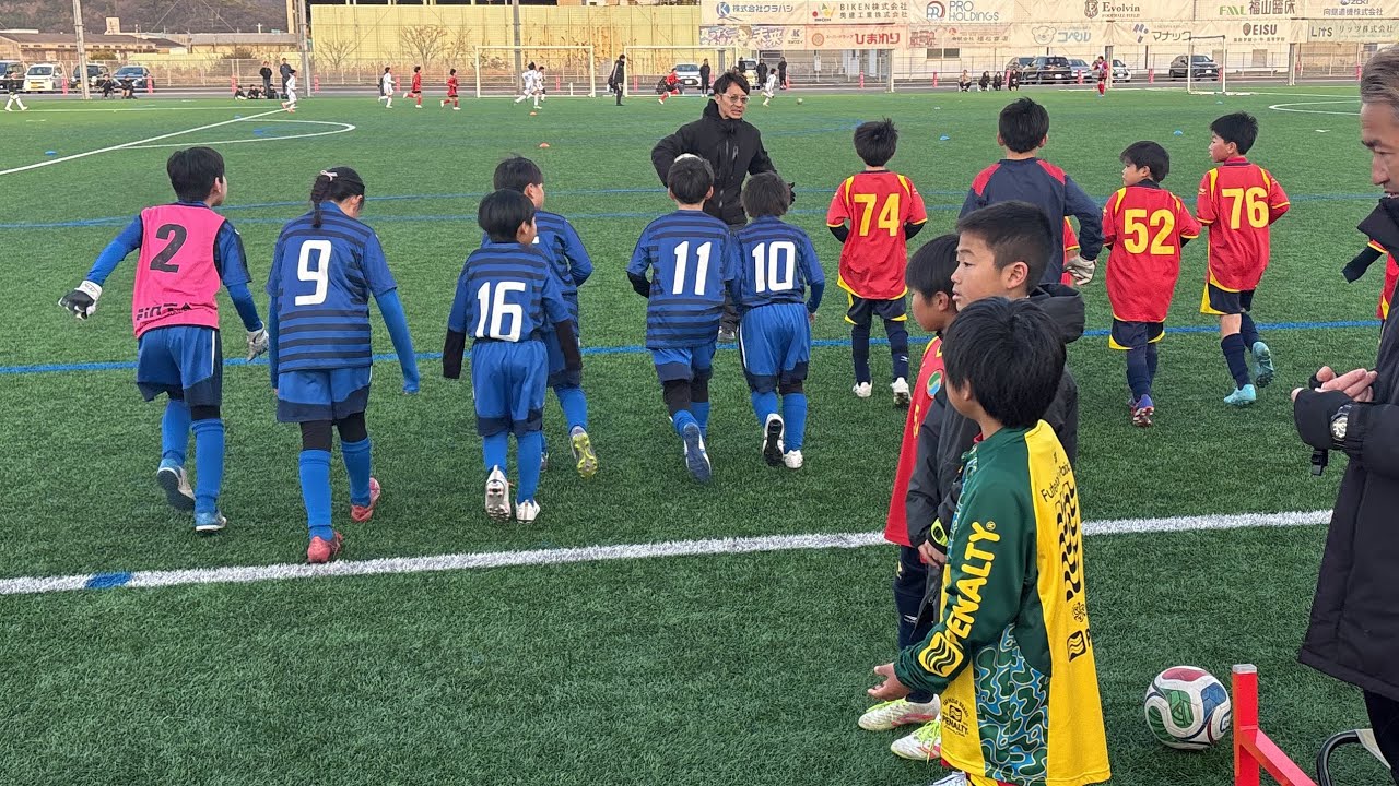 U10vs 山波0-0  福山シティ後座試合　予選ブロック　エヴォルヴィン2026.3.8