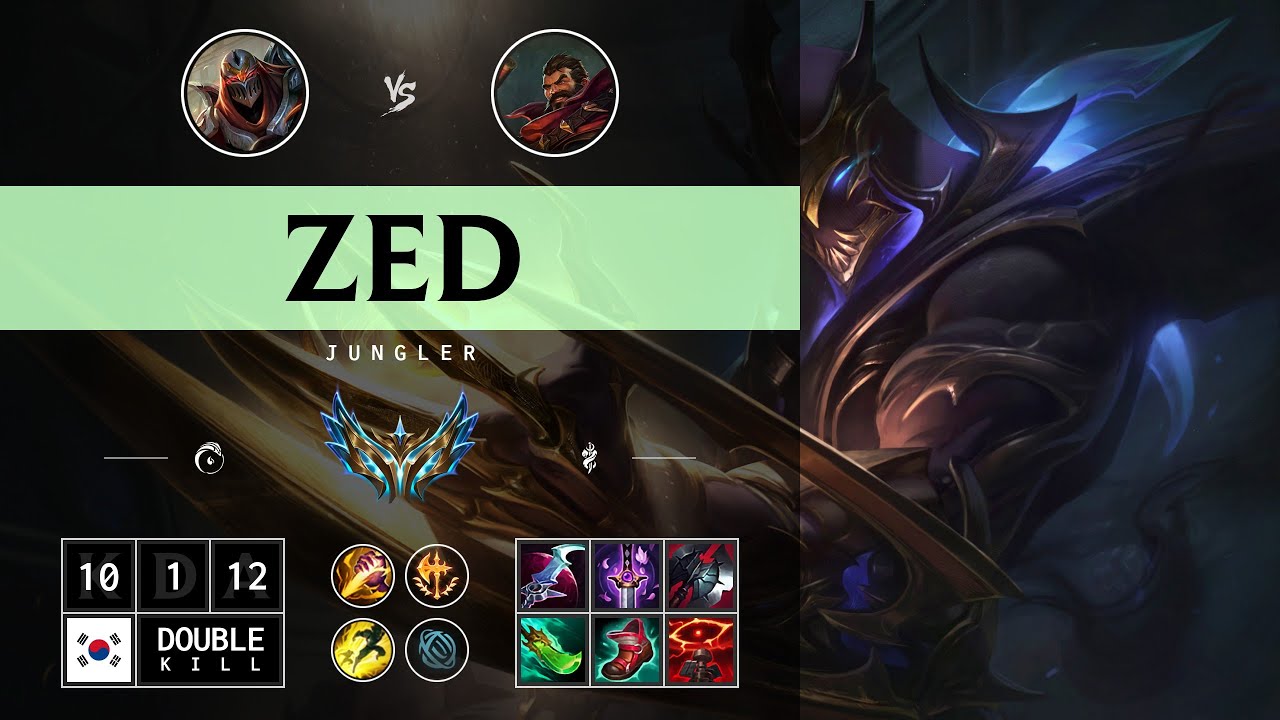 Zed Jungle vs Graves - KR Challenger Patch 14.13